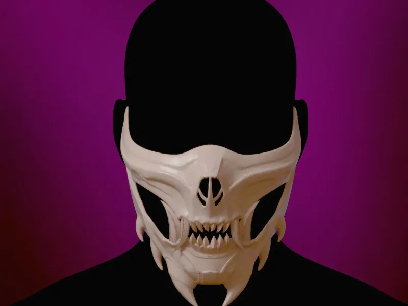 Scorpion Mask - Mortal Kombat 11: Aftermath Cosplay