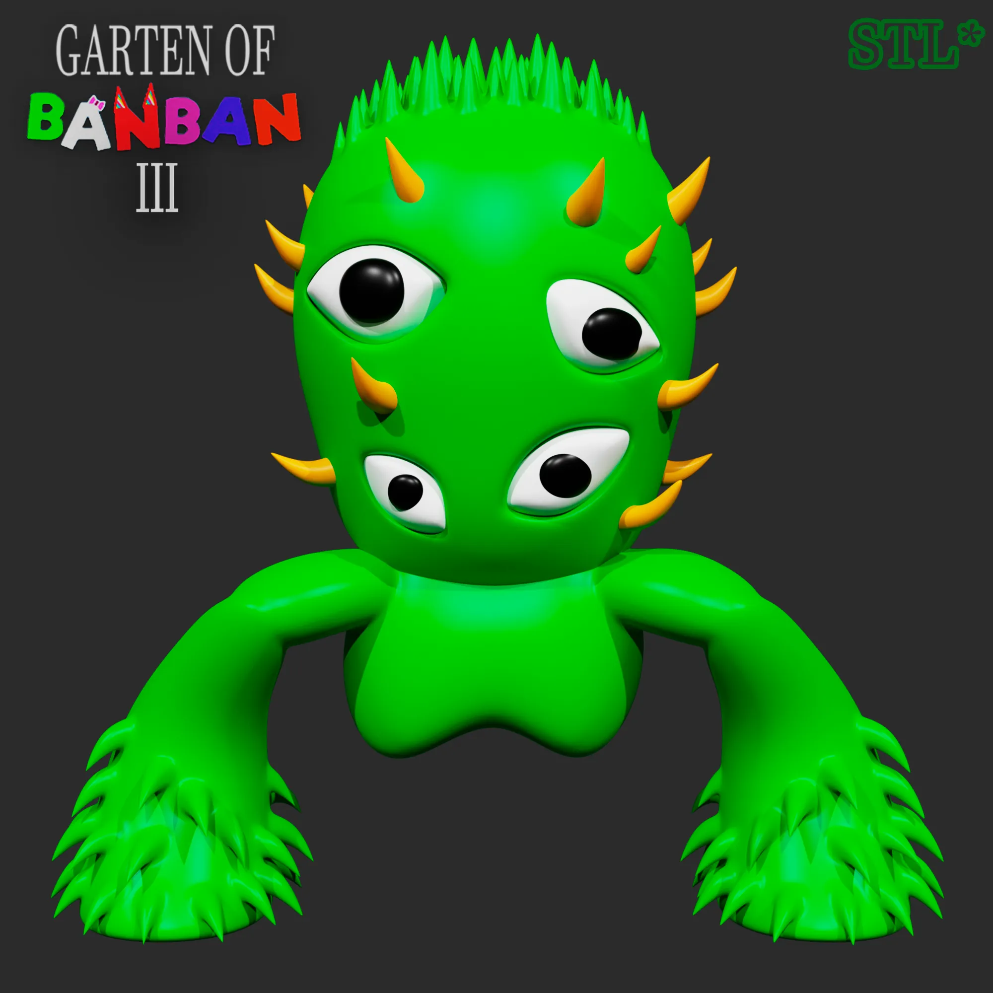 NASTY NACK FROM GARTEN OF BANBAN 3 NEW MONSTERS, FAN ART