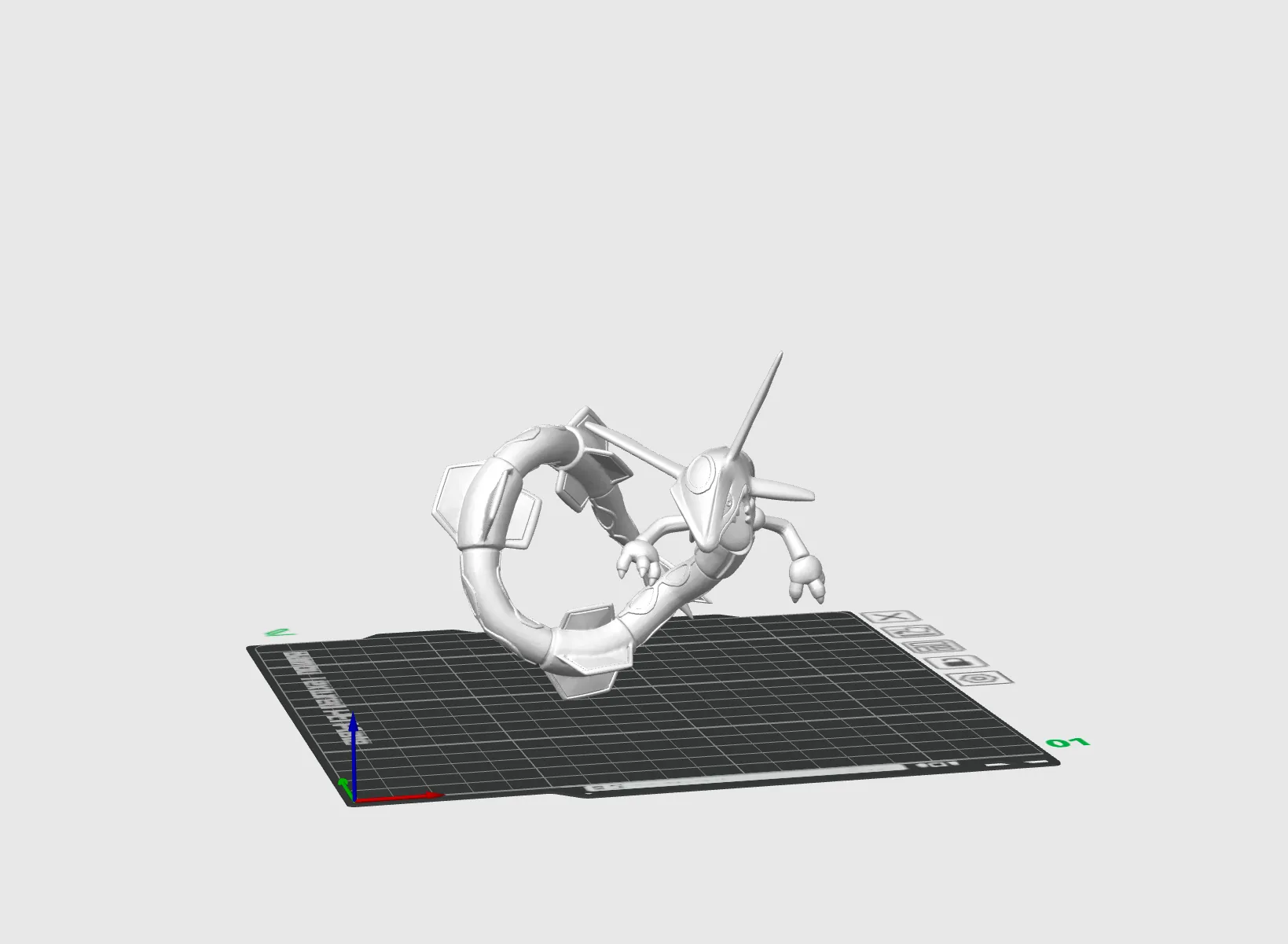 Rayquaza - (Pokémon) - STL - Impression 3D