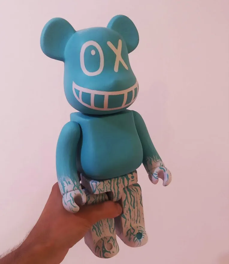 BearBrick Kaws Eklemli mashup supreme