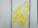 Wolf Wandkunst Low Poly-2