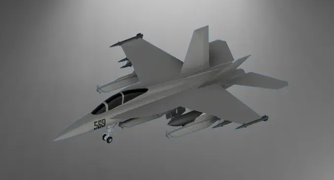 Boeing EA-18G Growler 3D Printing STL File