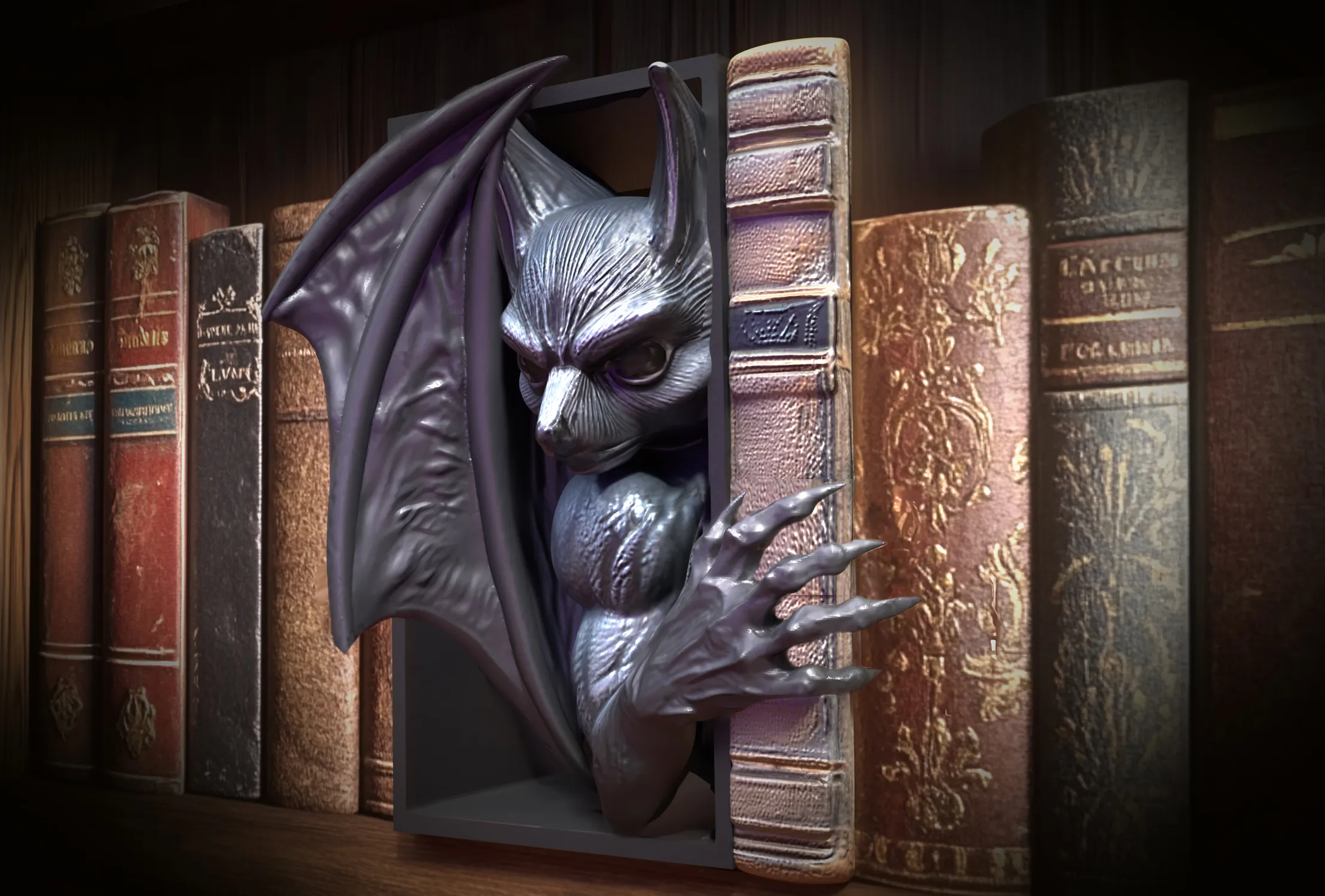 Bat Book Nook