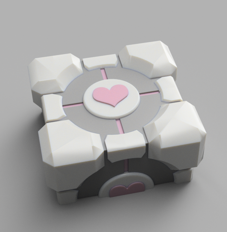 Companion Cube Fridge Magnet
