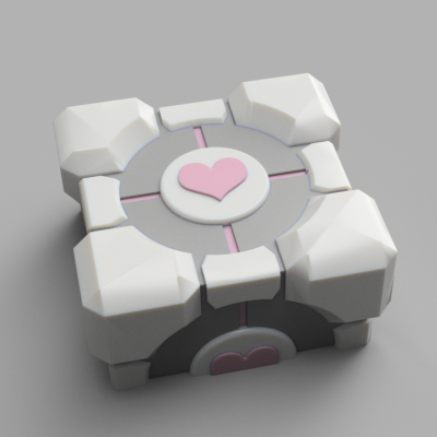 Companion Cube Fridge Magnet