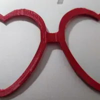 San Valentine Glasses with Love and Heart-1