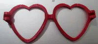 San Valentine Glasses with Love and Heart-1