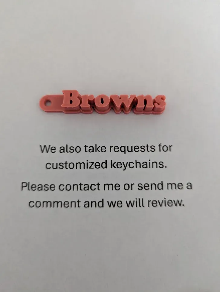 Cleveland Browns Keychain