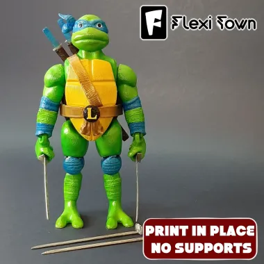 Flexi Print-in-Place Teenage Mutant Ninja Turtles, Leonardo-0