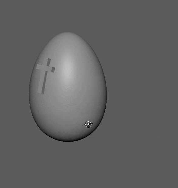 Easter Egg With Cross-4