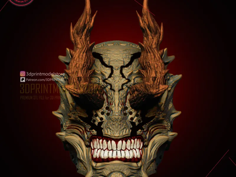 Hanami Mask - Jujutsu Kaisen Anime Cosplay Props