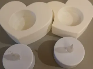 Heart Candle Holder, Romantic Tealight Holder, Home Decor