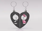 HELLO KITTY MATCHING KEYCHAINS-0
