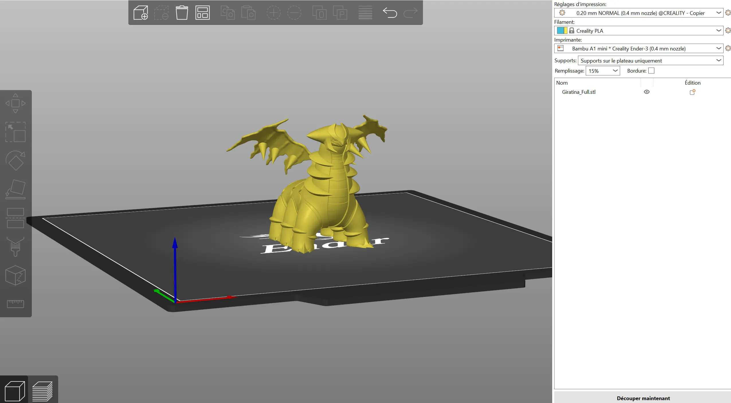Giratina - (Pokémon) - STL - Impression 3D