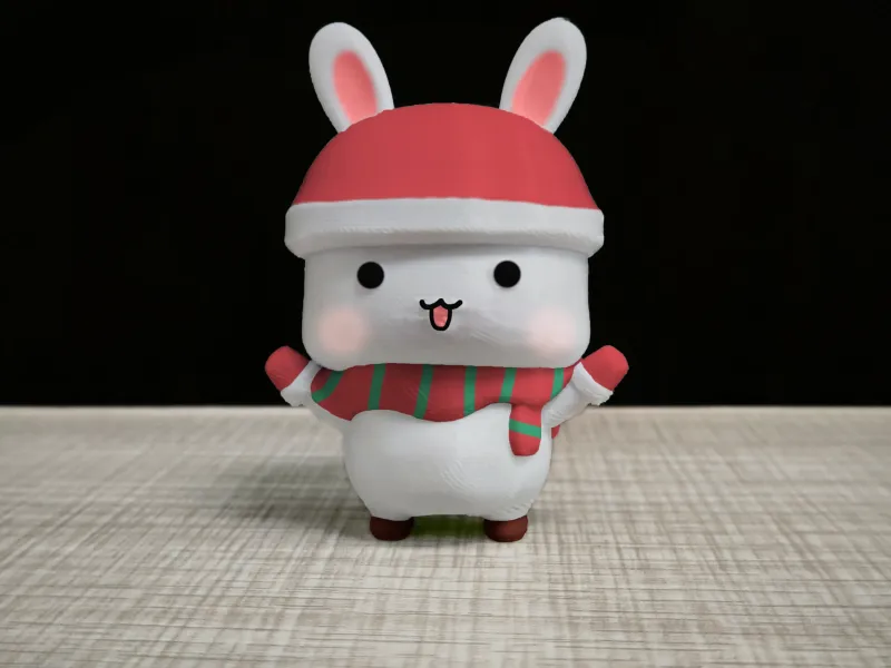 Couple Bear-rabbit_Christmas_Yier
