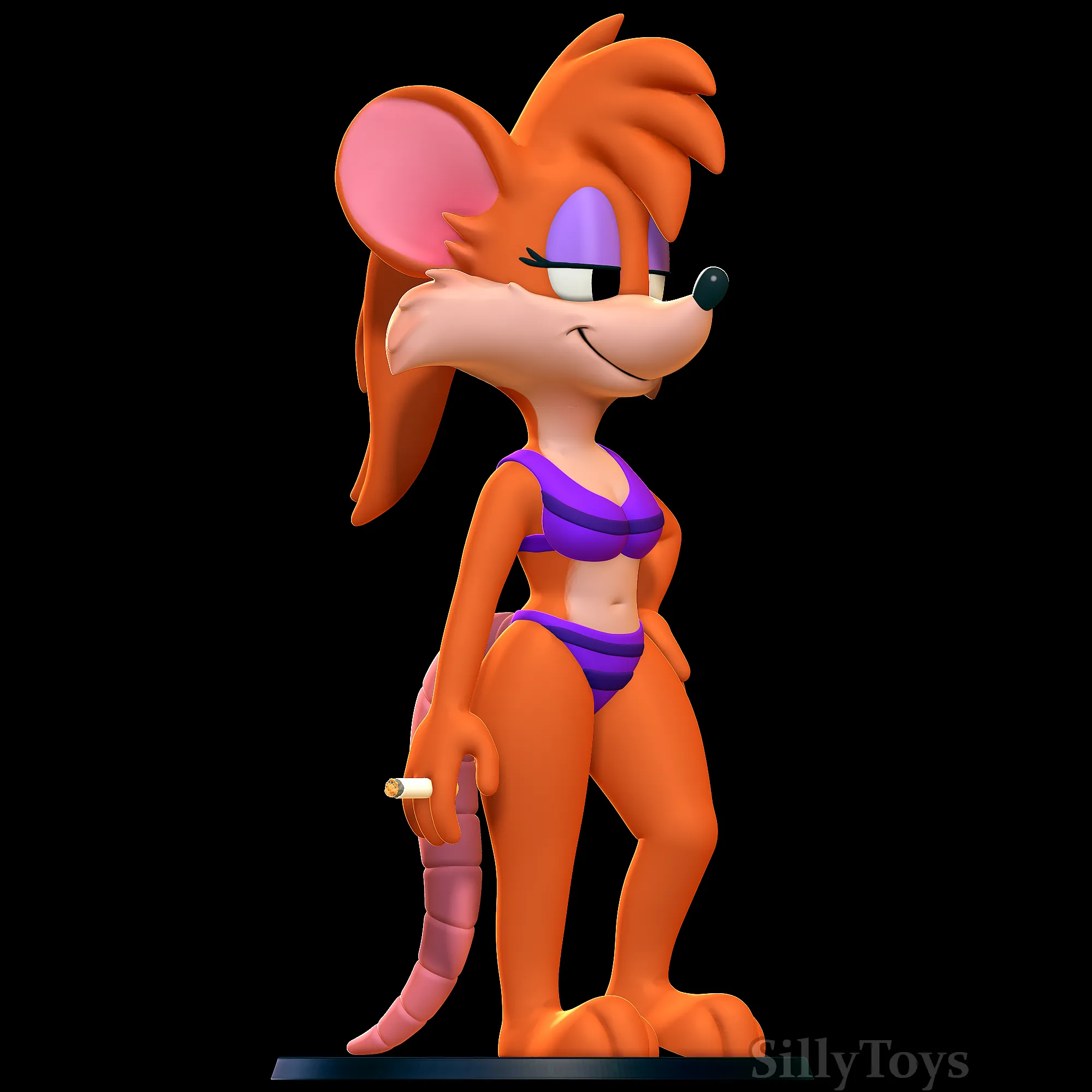 Rubella Rat with Bikini - Tiny Toons Adventures