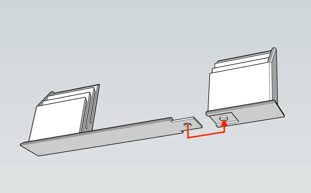 K1C Build Plate Holder freestanding version, no tools needed