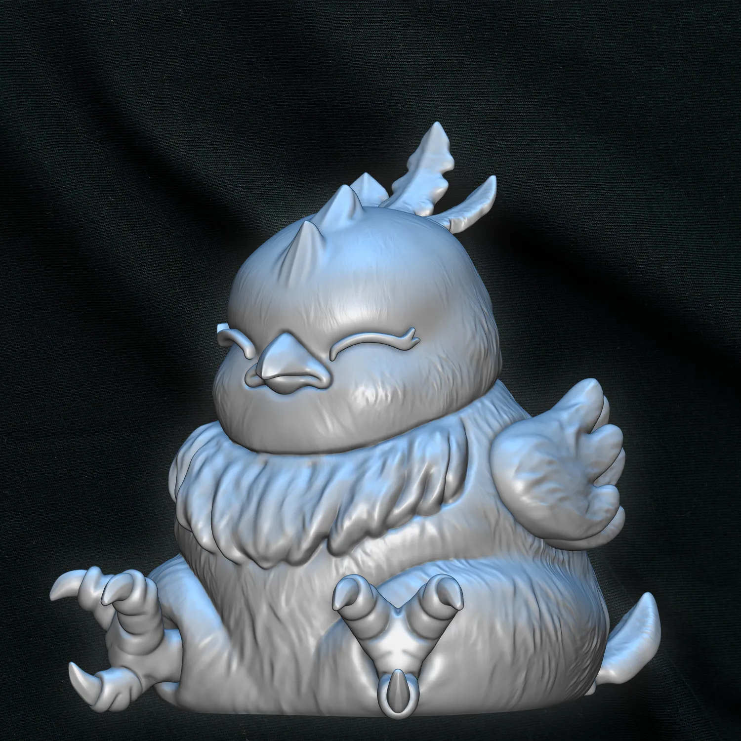 Fat chocobo chibi