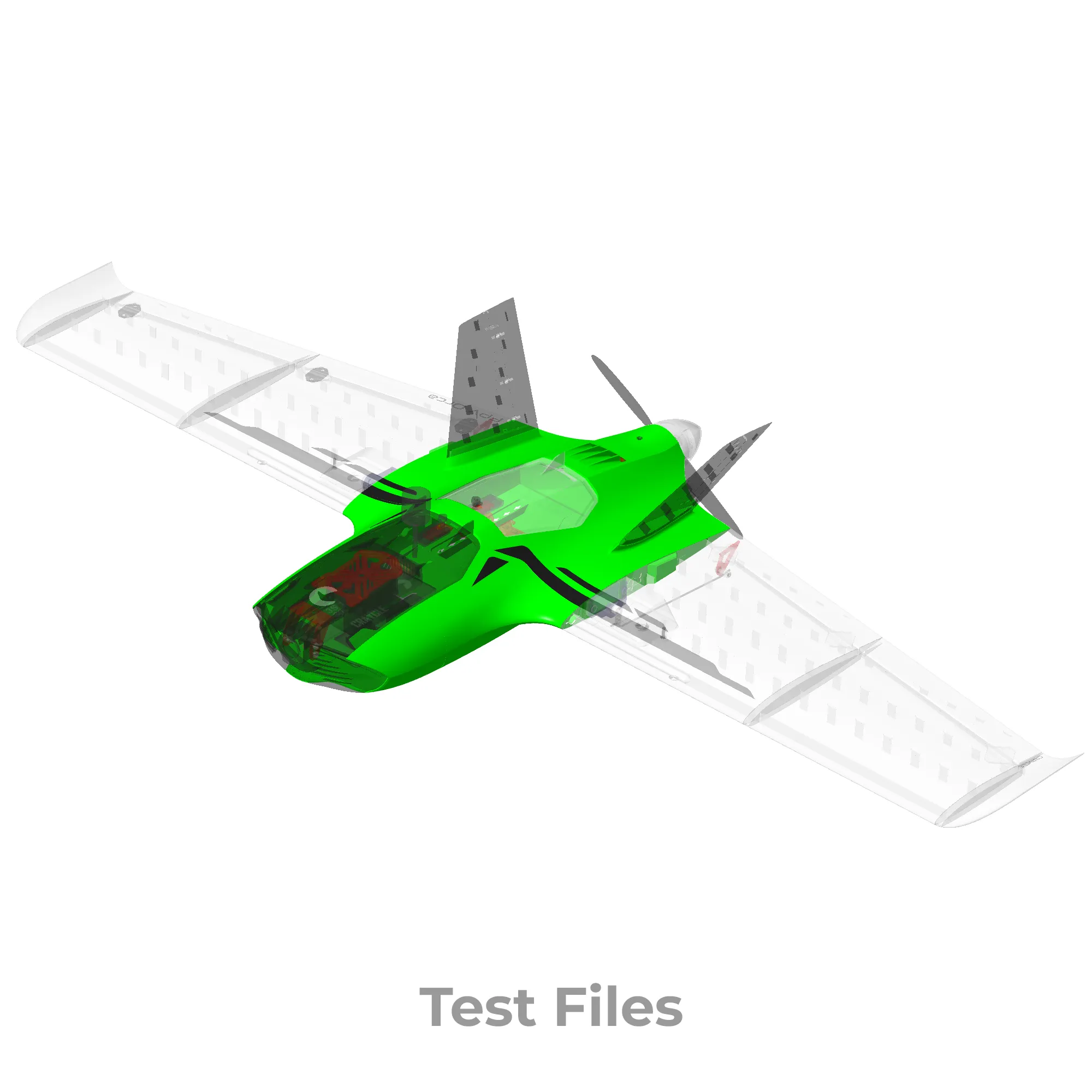 FPV Orca V3 800 mm FPV Freestyle Wing - Test Files