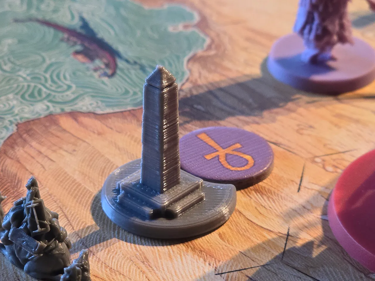 3D Monuments For Ankh Board Game