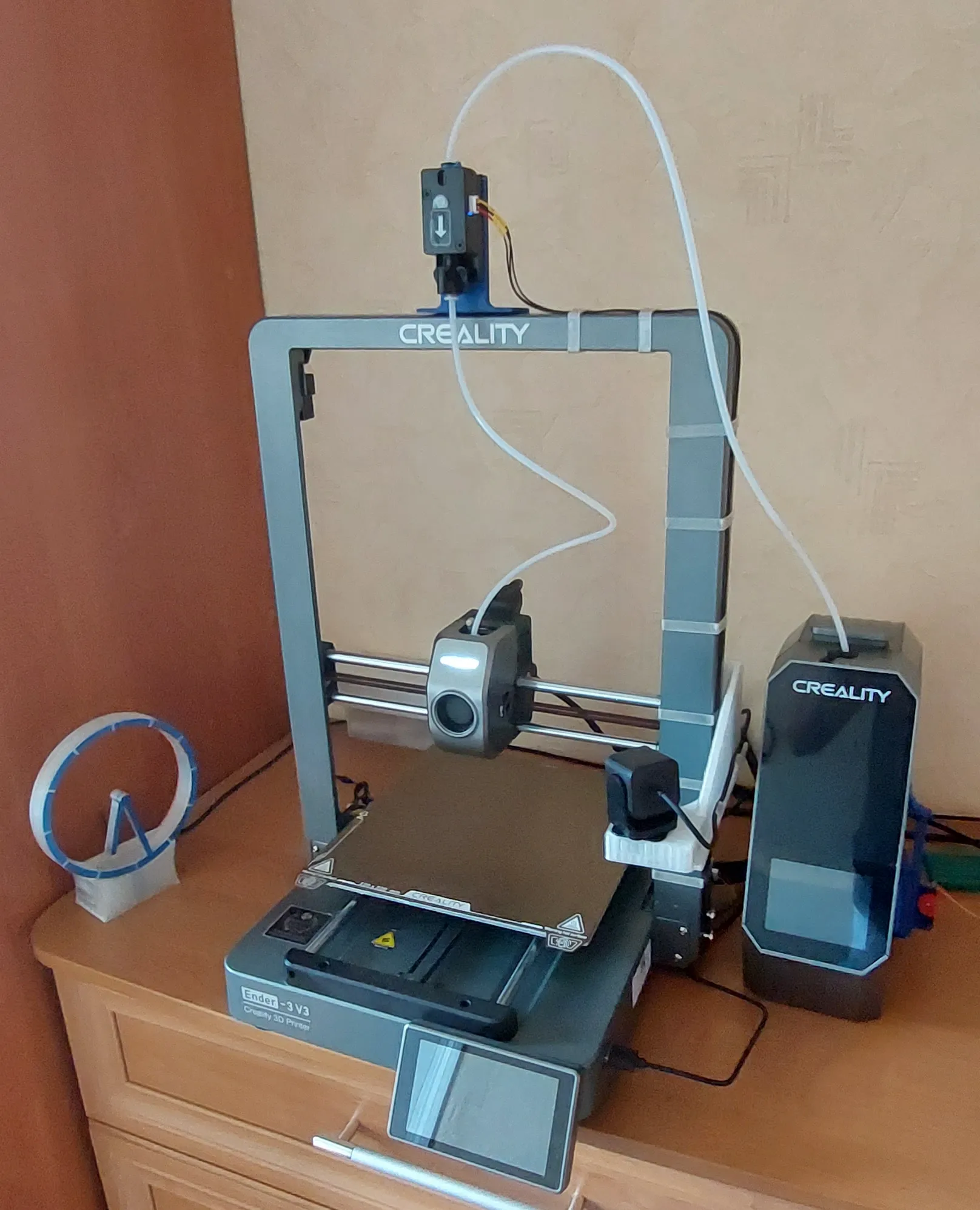 Top mount filament sensor for Ender-3 V3 coreXZ