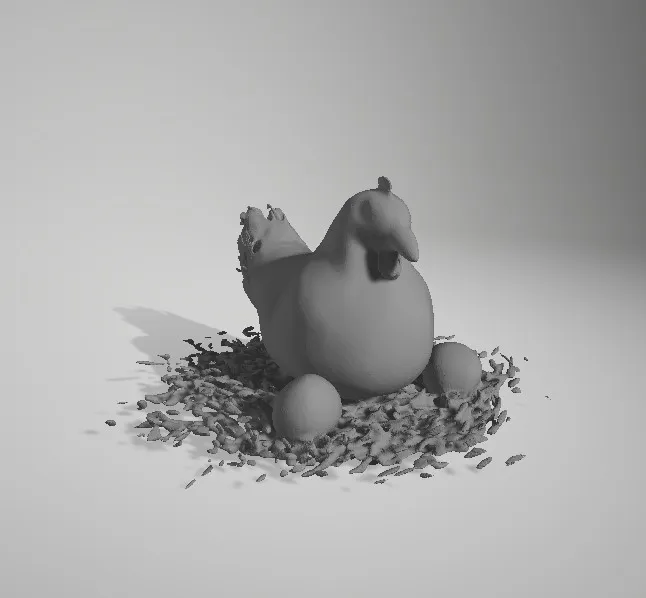 3D Printer Files | 3MF File | chicken hen 01 | Creality Cloud