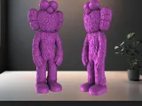 Voxel KAWS BFF - Pixel Art (Multiple Detail Levels)-2
