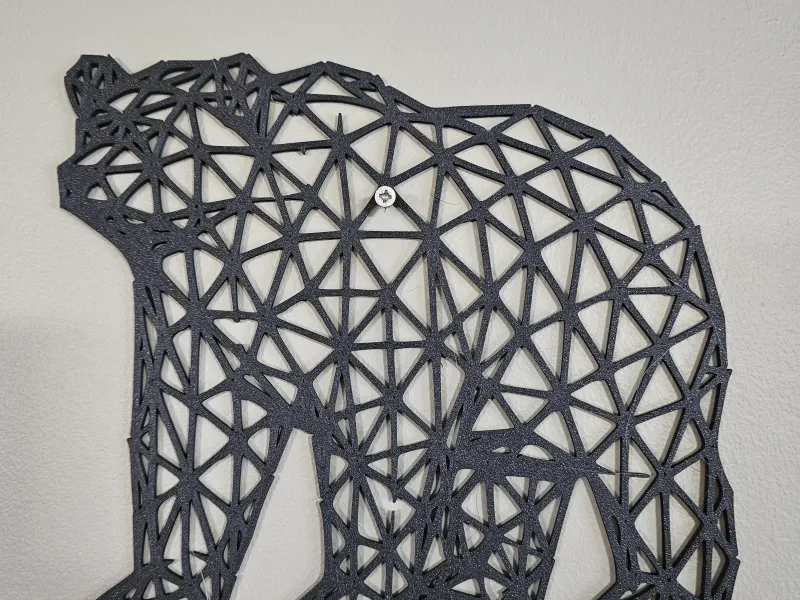 Bear - Geometric Wall Hanger