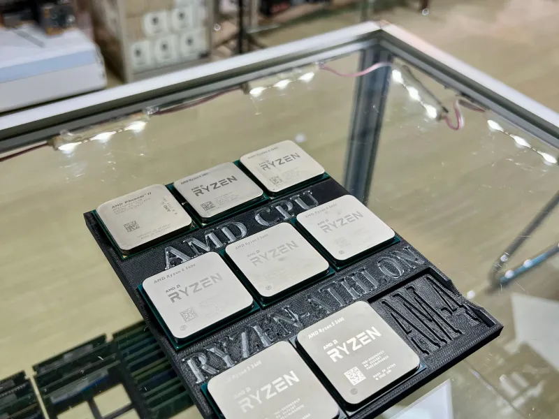 amd am4 ryzen cpu stand holder exhibition shelf