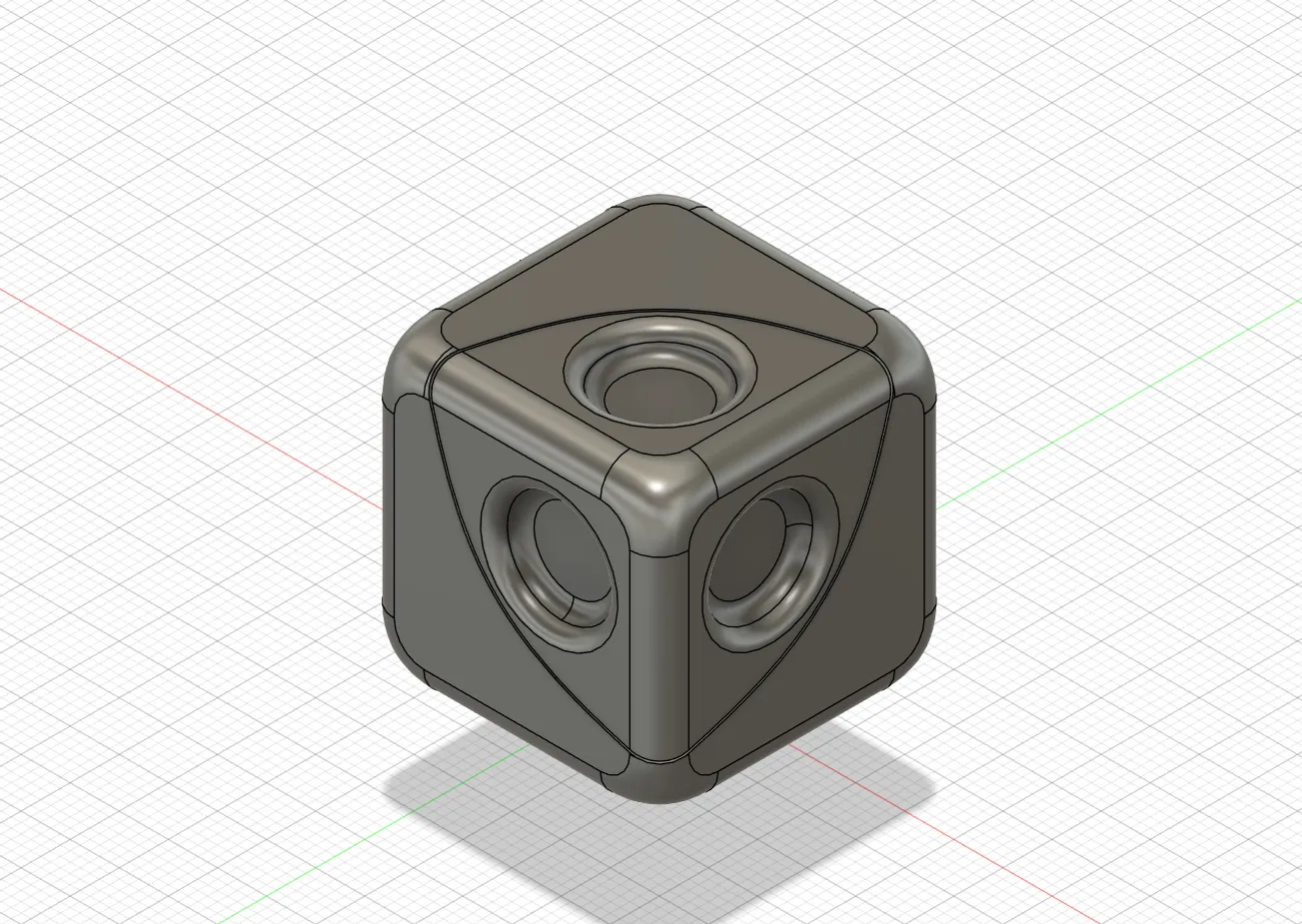 SpinCube FidgetToy - PrintInPlace