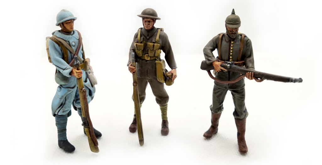 TOTAL WAR 1915 FREE WW1 SOLDIERS (FRENCH, UK, US, GERMAN) 3D models
