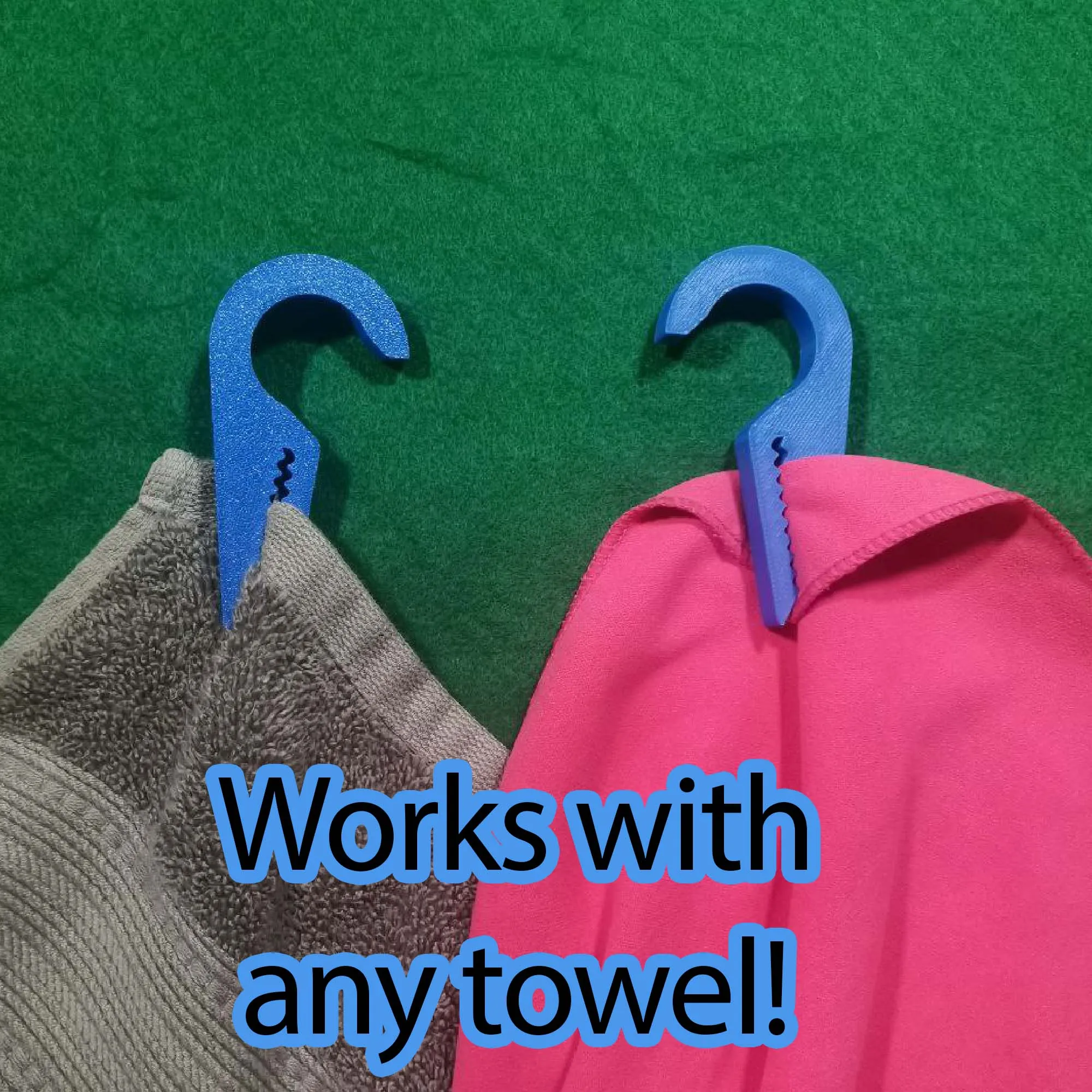 Shower Rail Holder for Towels and more.