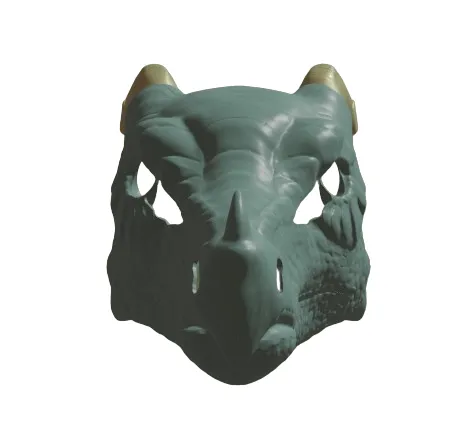 Rainwing Drachenmaske 3D Modell STL Datei