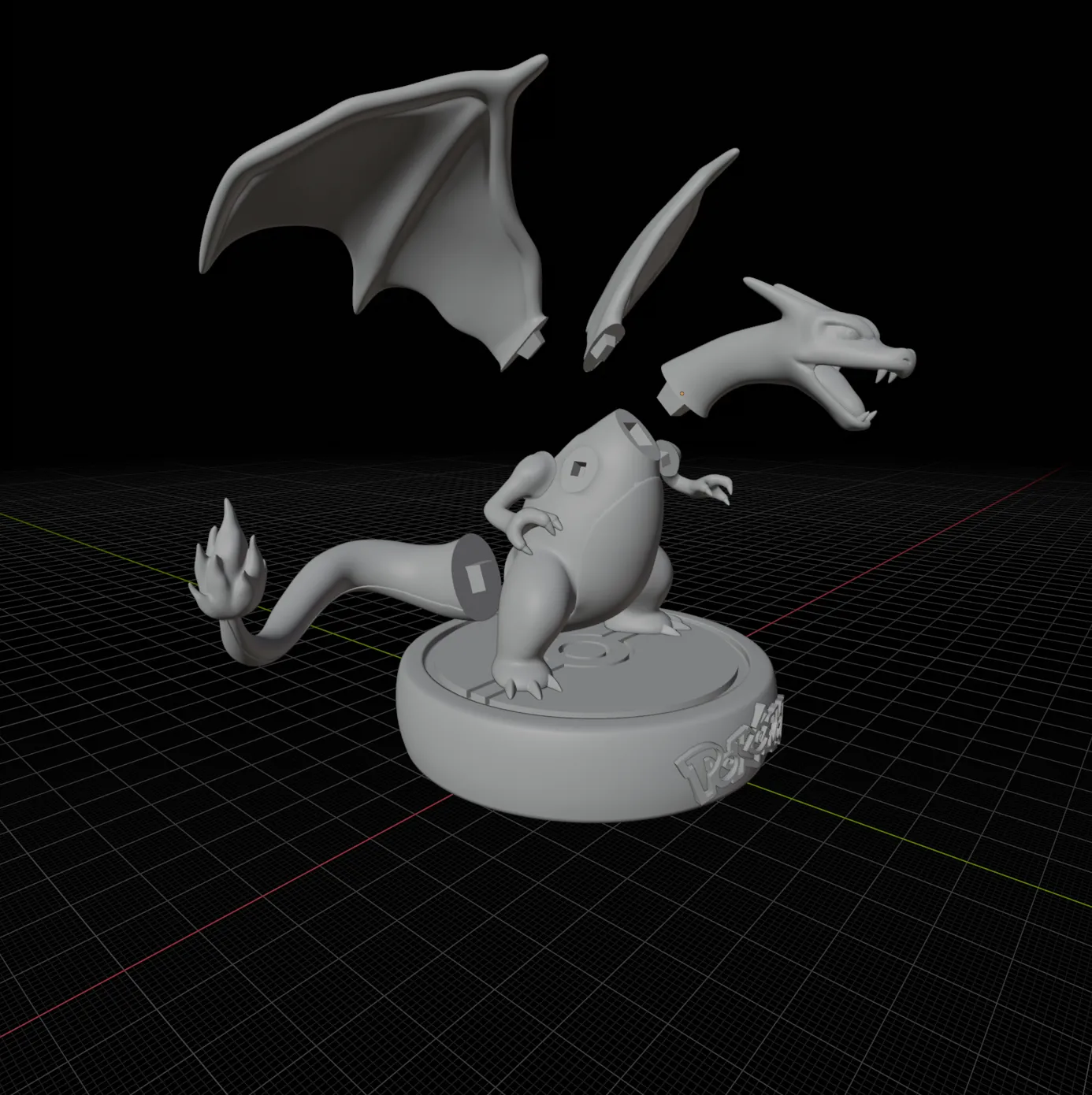 Charizard - Dracaufeu (Pokémon) - STL -3D Print