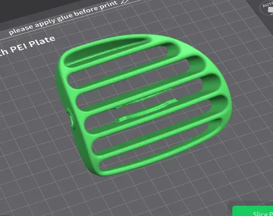 Peugeot 206 air vent
