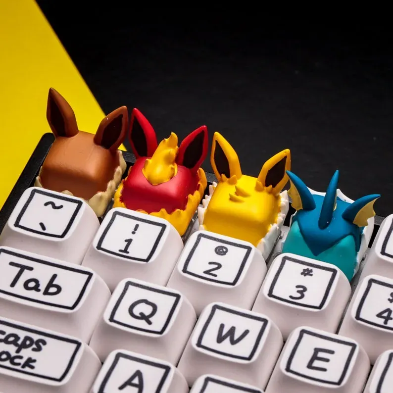 Colecția Eeveelutions Vol 1 Keycaps - Tastatură mecanică