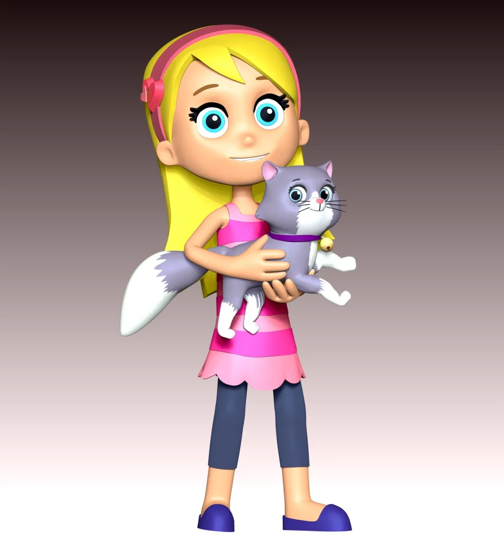 Katie And Cali Cat - PAW Patrol