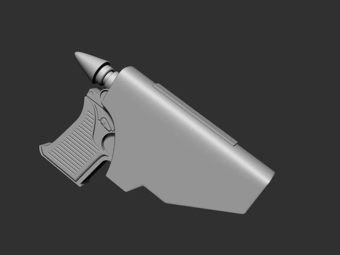 Admiral Thrawn pistol Hostler RK-3 blaster 3d Digital dl