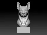 Red Thai Ridgeback Dog model - 3D print-3