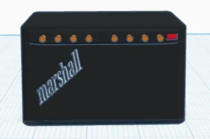 mini marshall electric guitar/bass guitar amplifier
