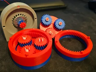 Planetary Gear Box 2 Sets 1:36 Reduction