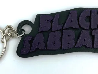 Black Sabbath Keychain / Llavero Black Sabbath