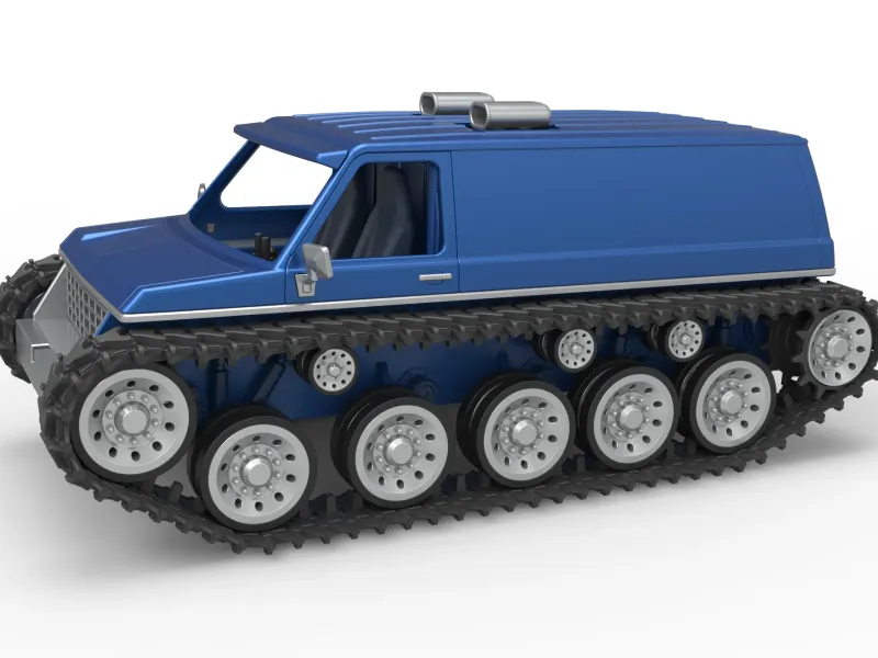 Vintage Monster tank Version 5 Scale 1:25