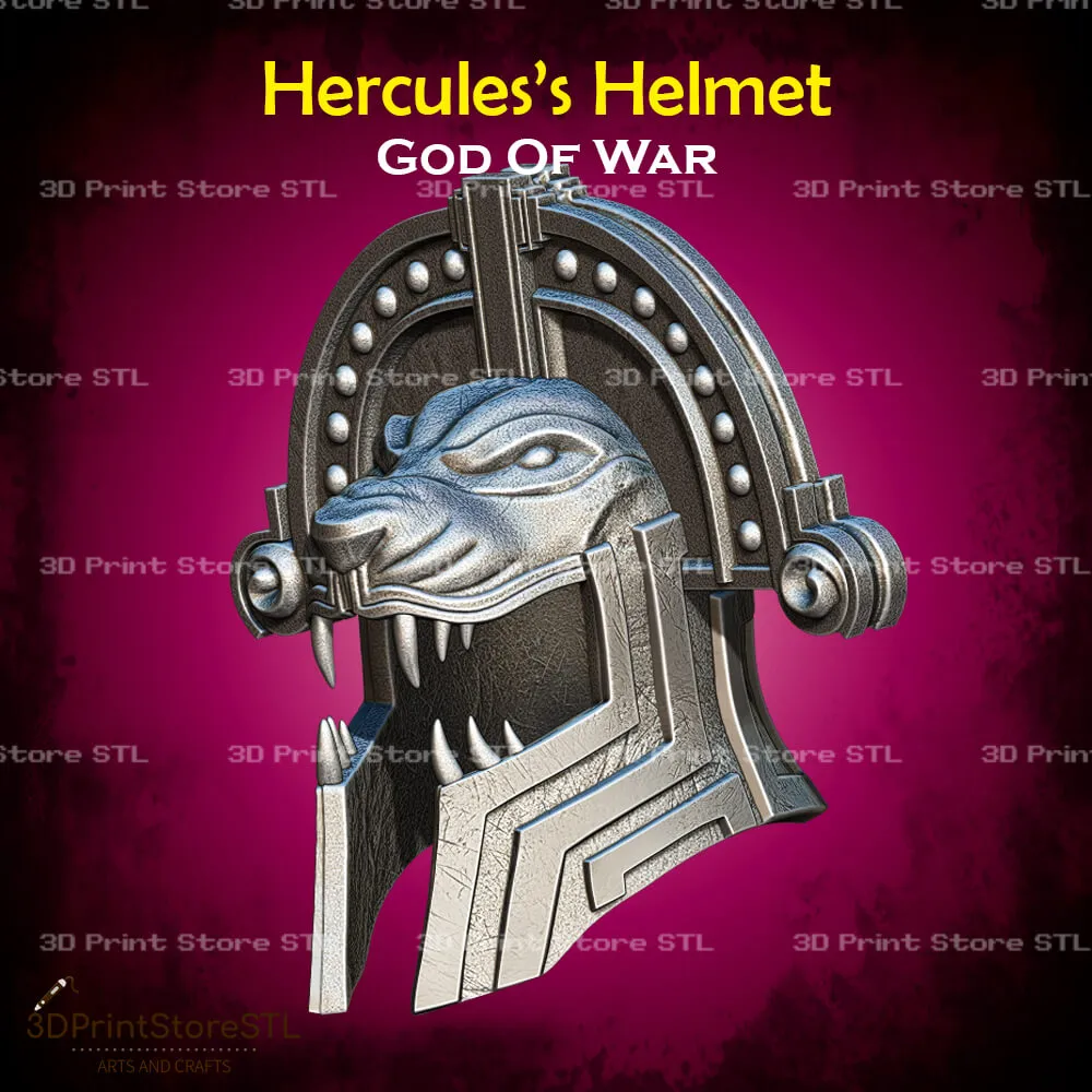 Hercules Helmet Cosplay God of War - STL File