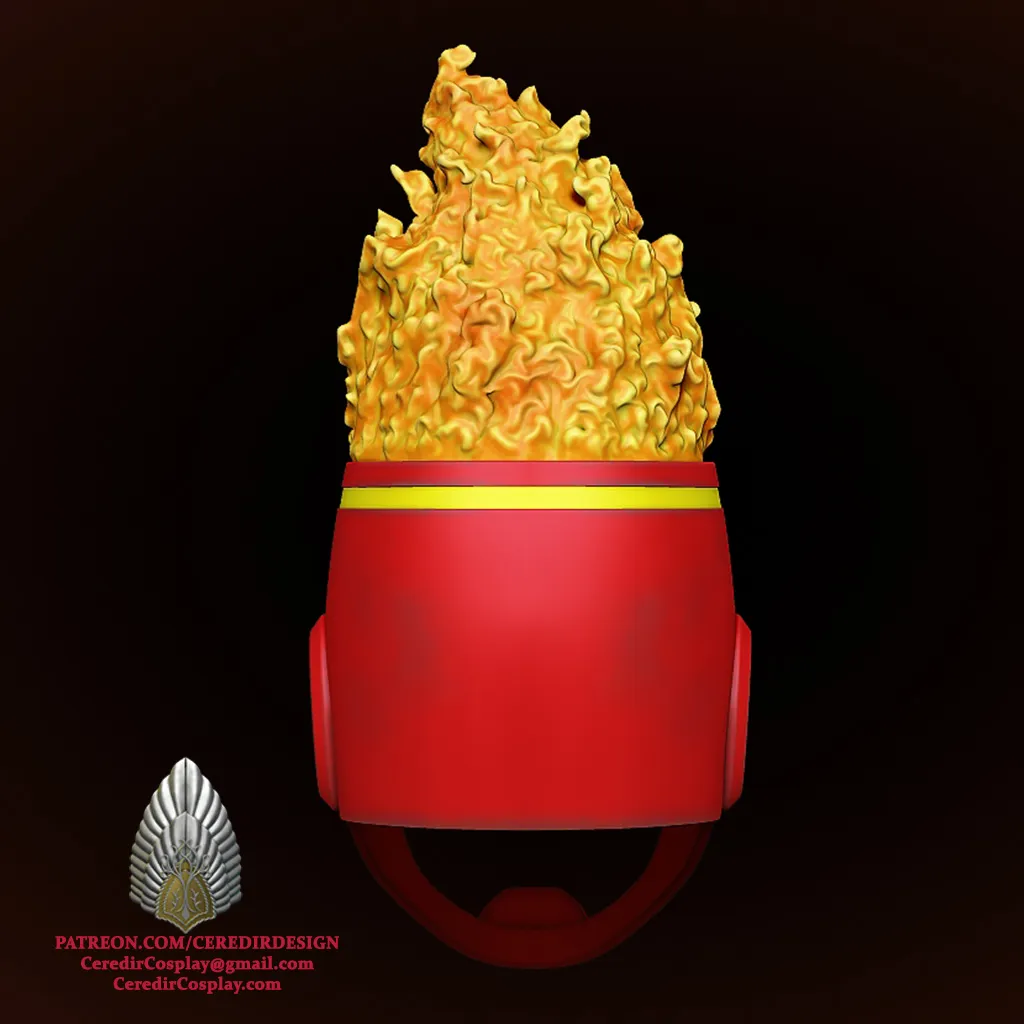 Firestorm Helmet DC 3D DIGITAL DOWNLOAD