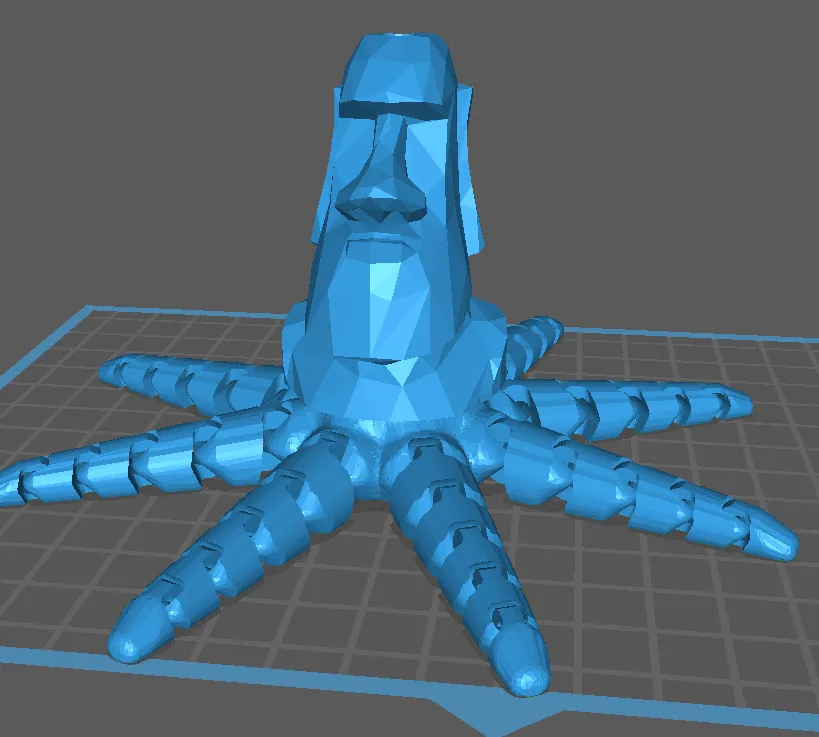 Moai Head key ring - Moctopuoai