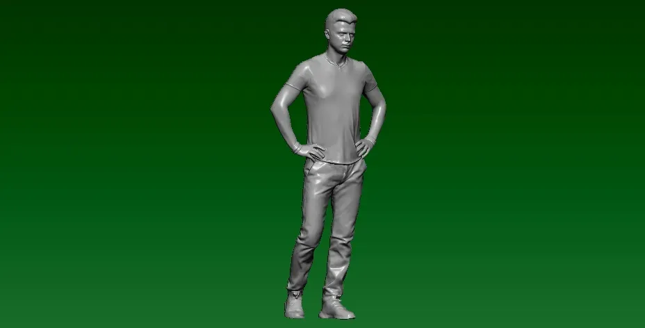 T-shirt model statue - statue - 3D print