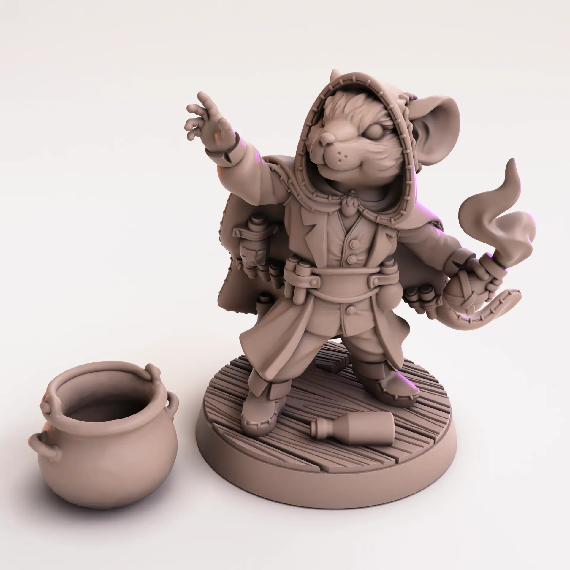 Mouseling Alchemist | Tabletop RPG Mouse Folk Mini