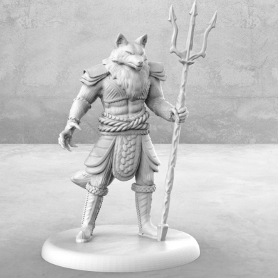 Fox Samurai - Tabletop Miniature