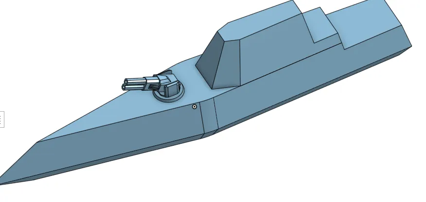 Zumwalt Class Destroyer with Railgun